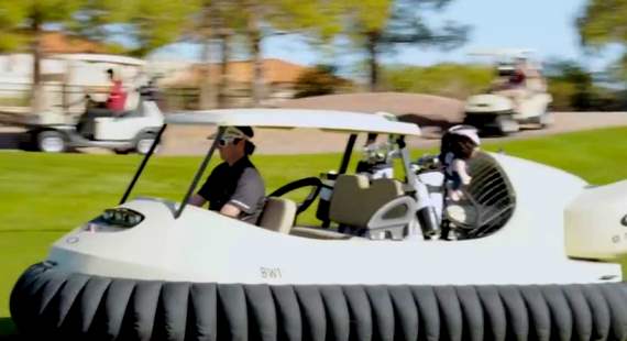 Hovercraft golf cart