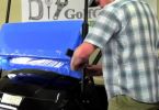 Install EZGO golf cart Folding Windshield