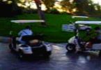 golf cart drifting