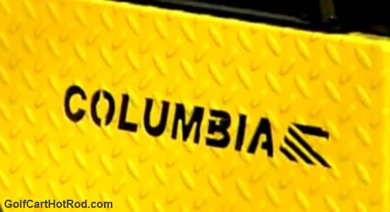 Columbia par car serial number VIN