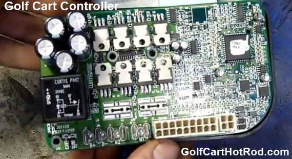 Inside Golf Cart Speed Controller