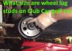 Club Car golf cart wheel studs