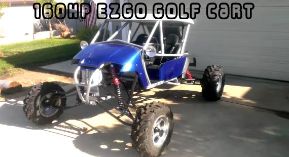 160hp Custom EZGO golf cart