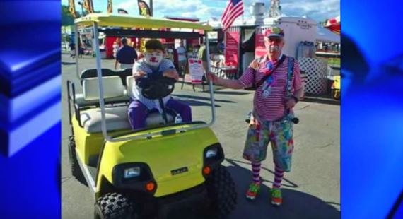 Beeper The Clown Golf Cart