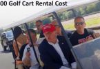 Donald Trump Golf Cart