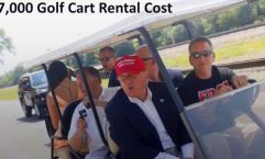 Donald Trump Golf Cart