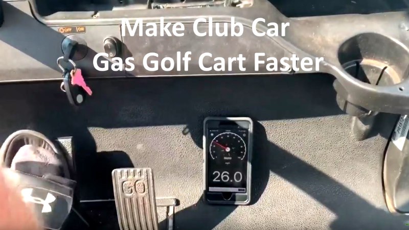 Make Club Car Gas Golf Cart Faster Top Speed